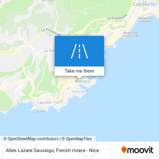Allée Lazare Sauvaigo map