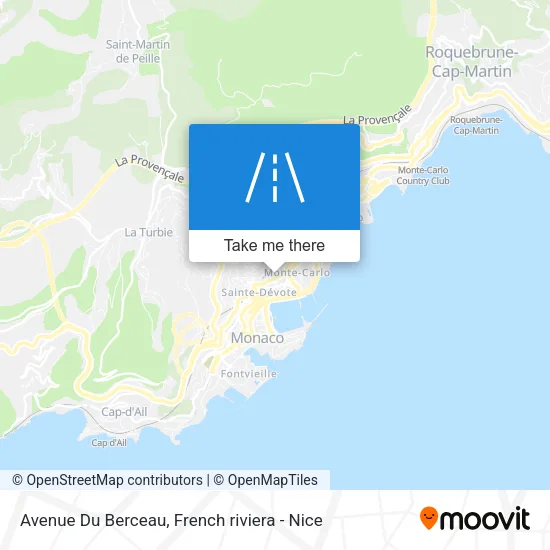 Avenue Du Berceau map