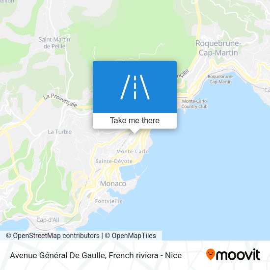 Avenue Général De Gaulle map