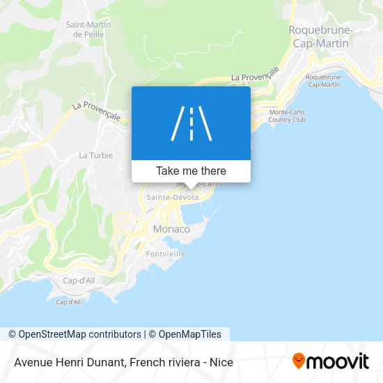 Avenue Henri Dunant map