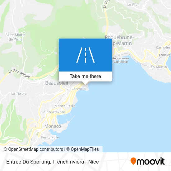 Entrée Du Sporting map