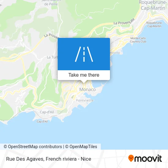 Rue Des Agaves map