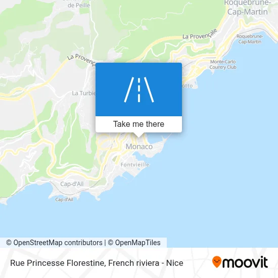 Rue Princesse Florestine map