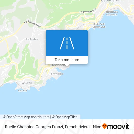 Ruelle Chanoine Georges Franzi map