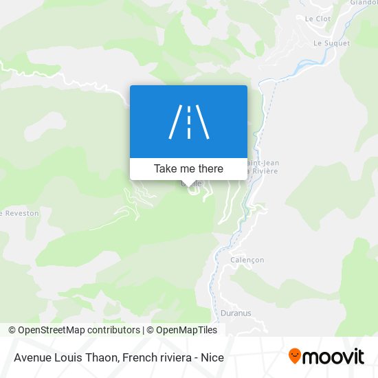 Avenue Louis Thaon map