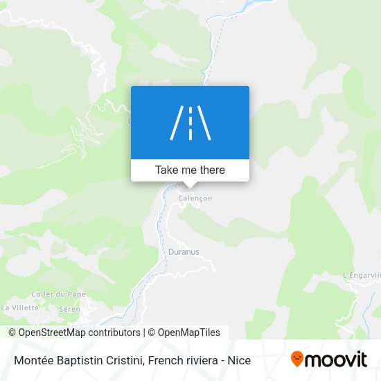 Montée Baptistin Cristini map
