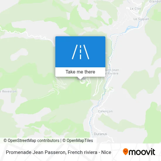 Promenade Jean Passeron map