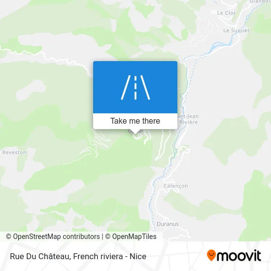 Mapa Rue Du Château