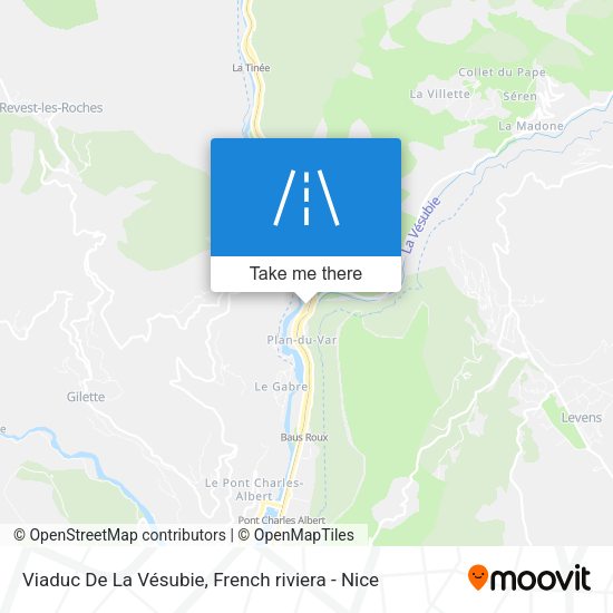 Viaduc De La Vésubie map