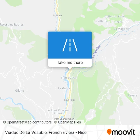 Viaduc De La Vésubie map