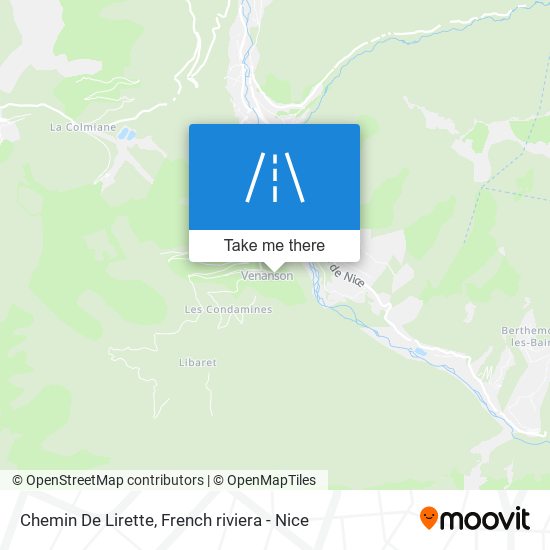 Chemin De Lirette map