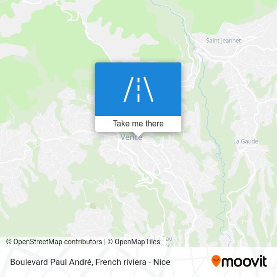 Boulevard Paul André map