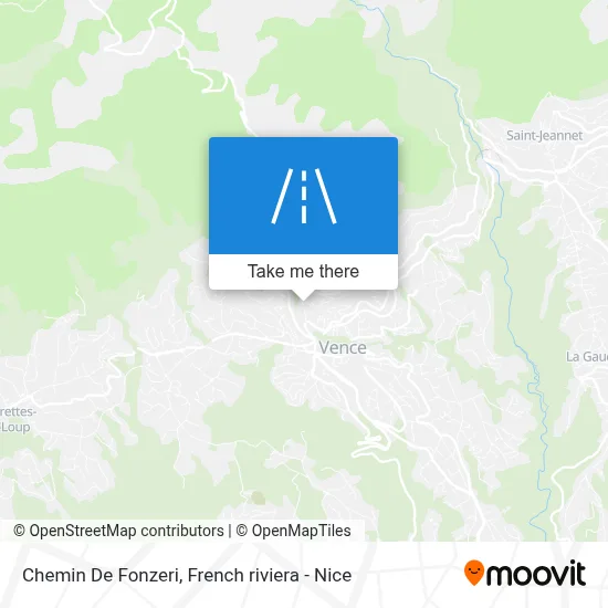 Chemin De Fonzeri map