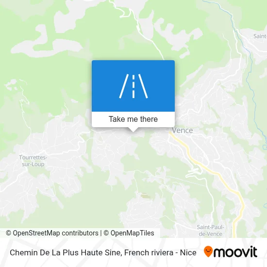 Chemin De La Plus Haute Sine map