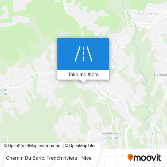Chemin Du Baric map