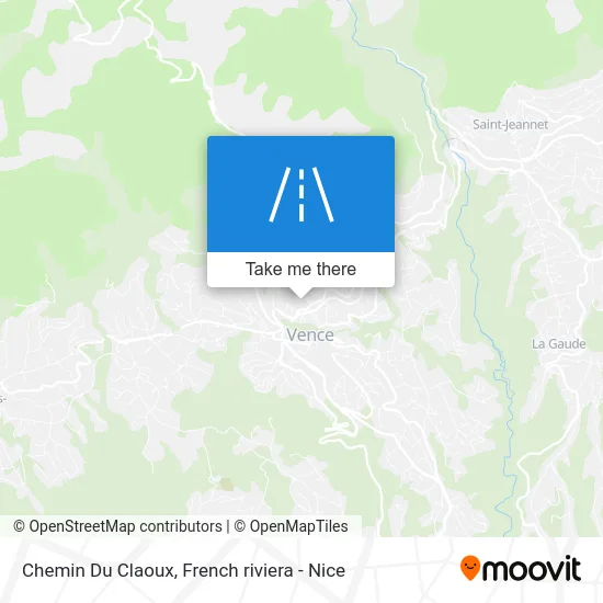 Chemin Du Claoux map