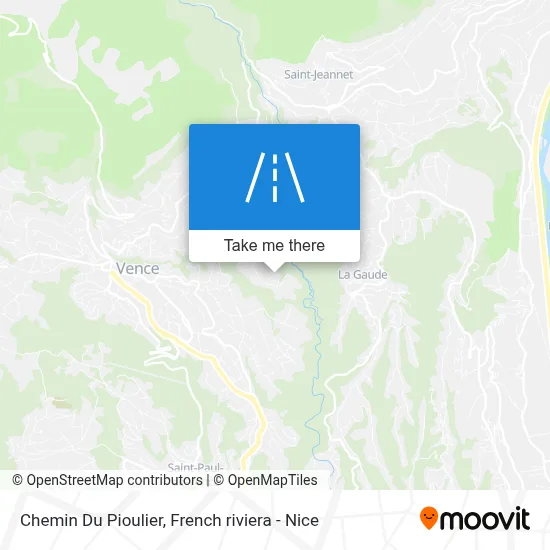 Chemin Du Pioulier map