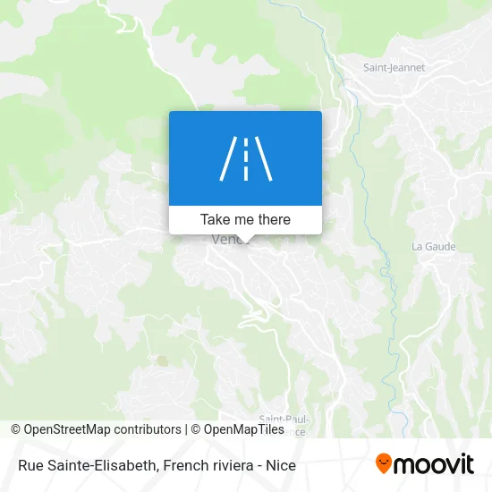Rue Sainte-Elisabeth map