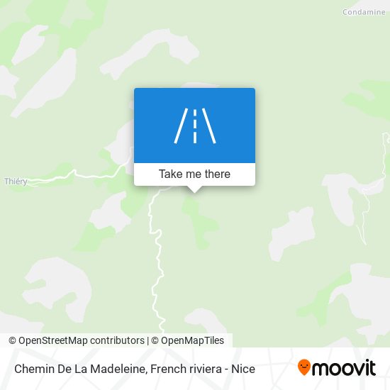 Chemin De La Madeleine map