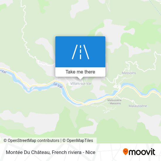 Montée Du Château map