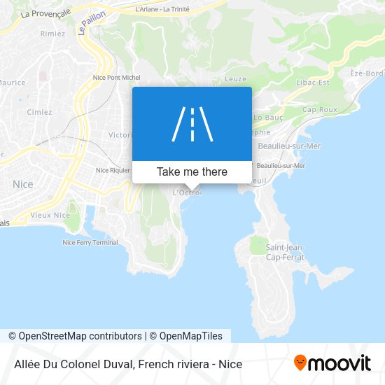 Allée Du Colonel Duval map