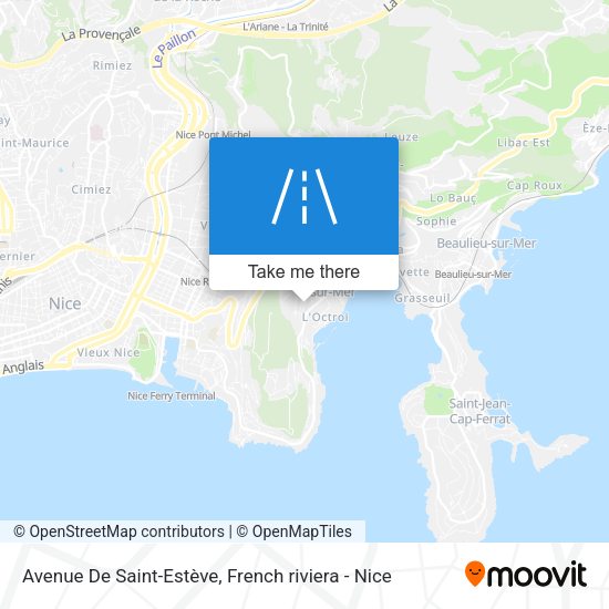 Avenue De Saint-Estève map