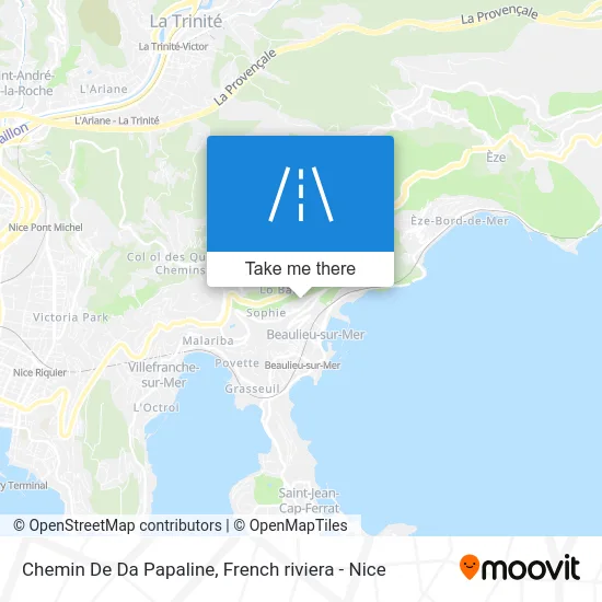 Chemin De Da Papaline map