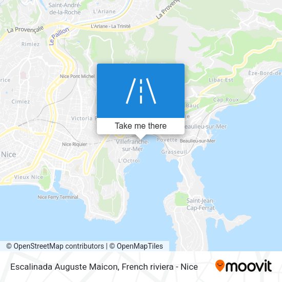 Escalinada Auguste Maicon map