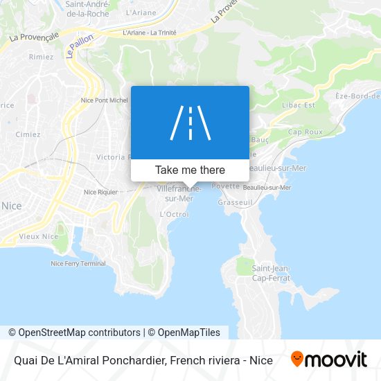 Quai De L'Amiral Ponchardier map