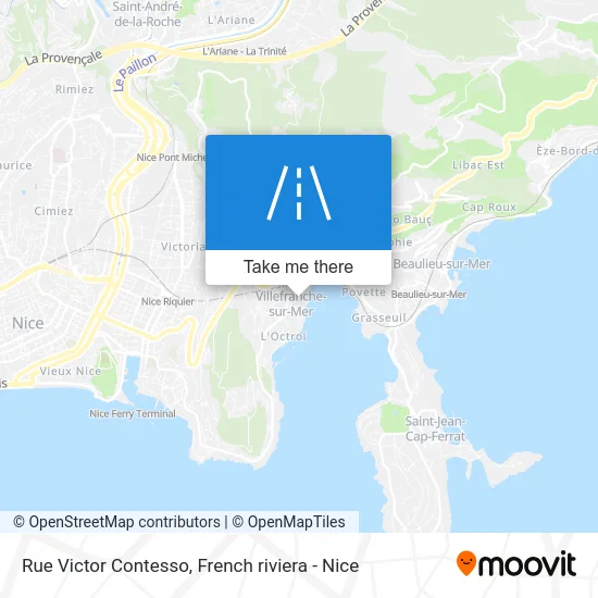 Mapa Rue Victor Contesso