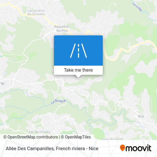 Allée Des Campanilles map