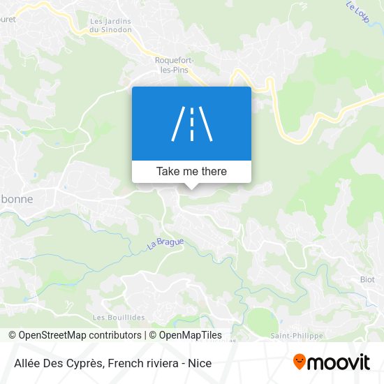 Allée Des Cyprès map