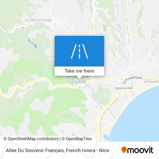 Allée Du Souvenir Français map
