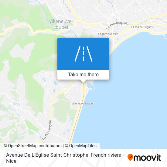 Avenue De L'Église Saint-Christophe map