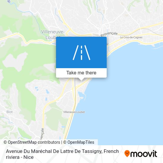 Avenue Du Maréchal De Lattre De Tassigny map
