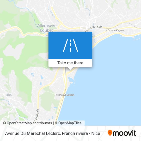 Avenue Du Maréchal Leclerc map