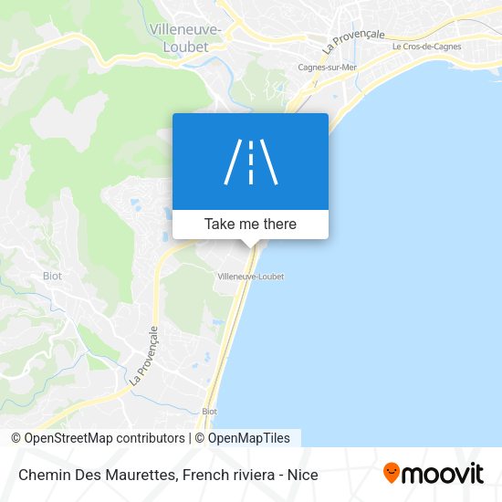 Chemin Des Maurettes map