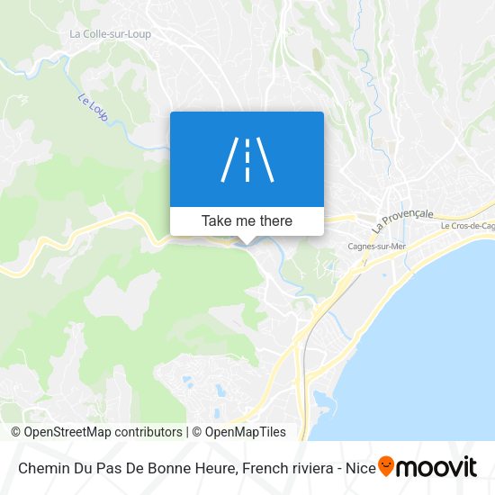 Chemin Du Pas De Bonne Heure map