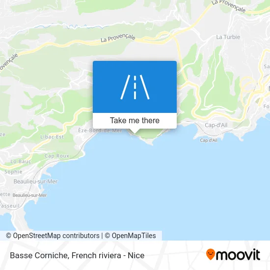 Basse Corniche map
