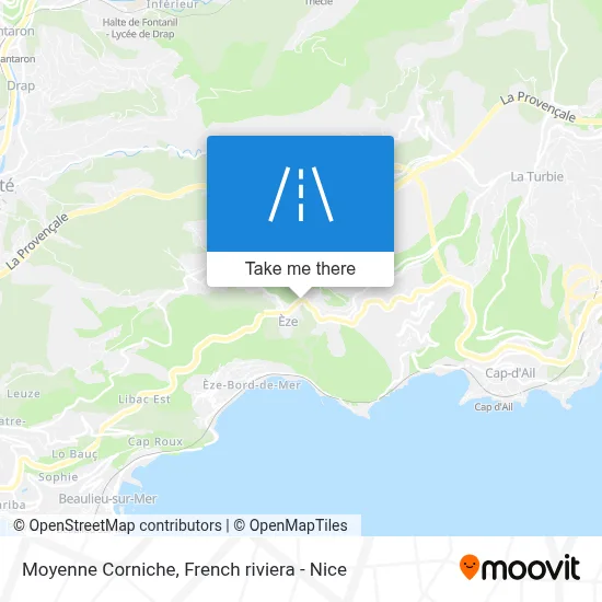 Moyenne Corniche map