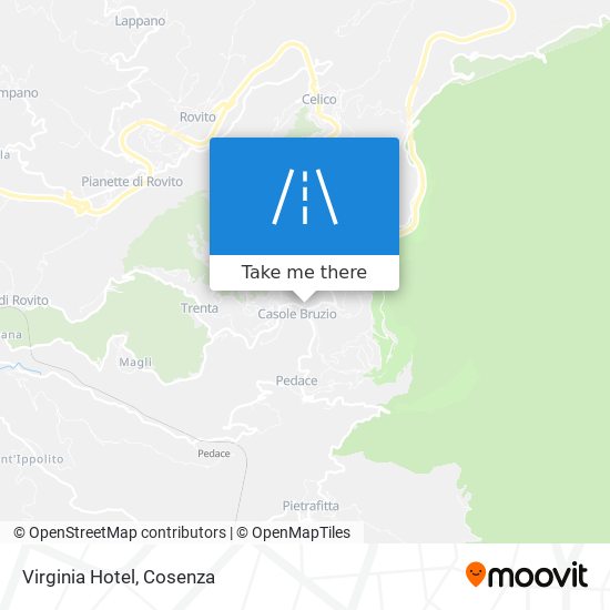 Virginia Hotel map