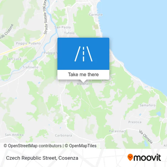 Czech Republic Street map