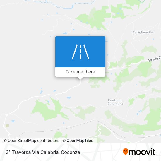 3^ Traversa Via Calabria map