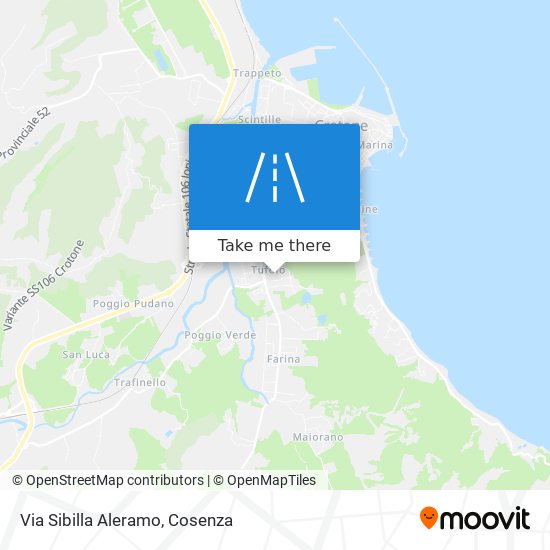 Via Sibilla Aleramo map
