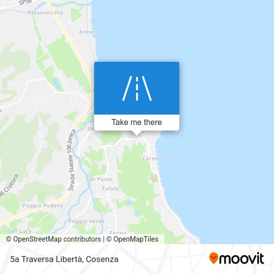 5a Traversa Libertà map