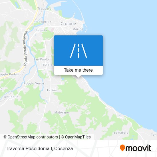 Traversa Poseidonia I map