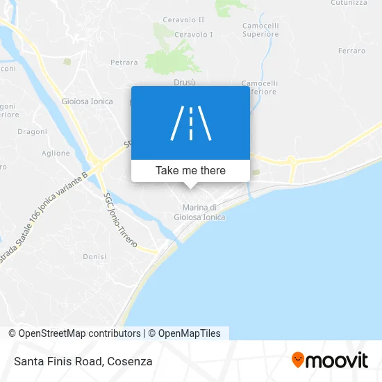 Santa Finis Road map