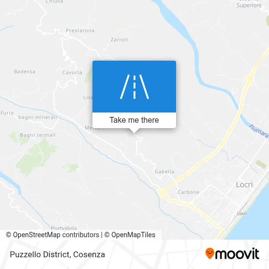 Puzzello District map