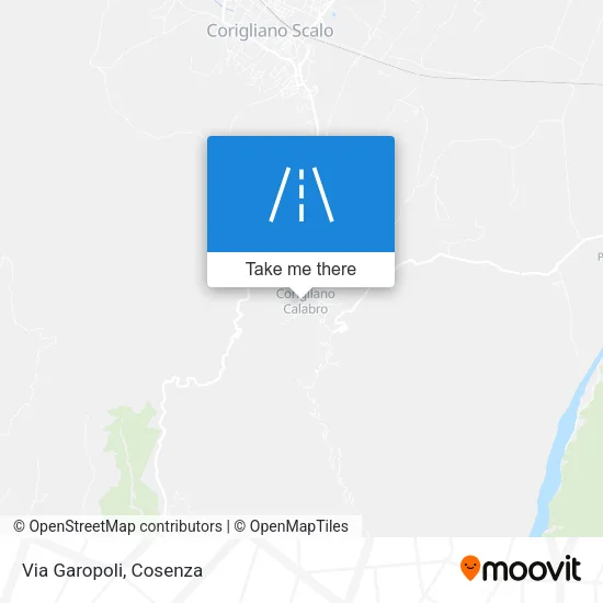 Via Garopoli map