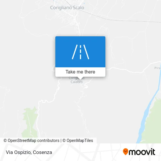 Via Ospizio map